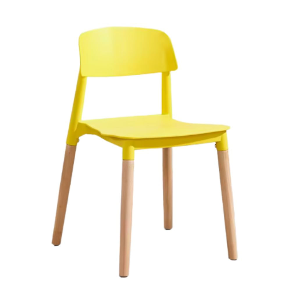Silla con Respaldo Modelo Millan Color Amarillo