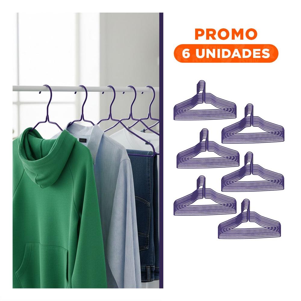 Pack6 Organizador para Organizar Camisas Infantiles 10 Piezas 29x19cm Morado Y Regalo Sticker