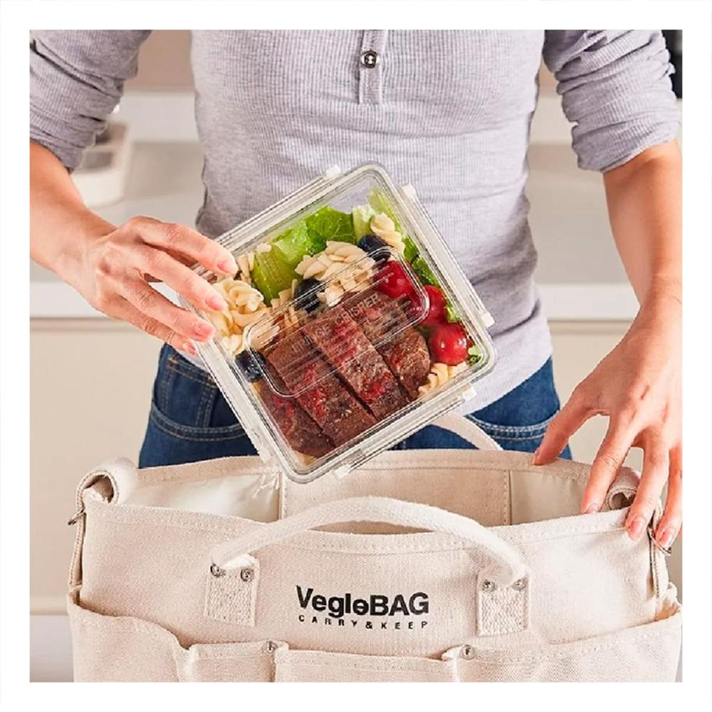 Set 3 Practico para Cocina y Almacenaje 700 Ml 1700 Ml 3300 Ml