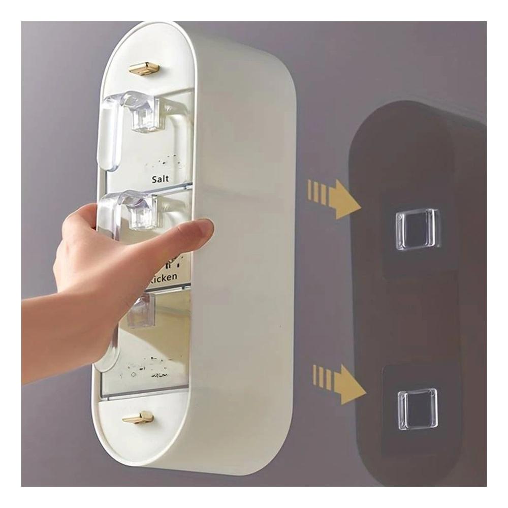 Organizador de Condimentos Empotrable Color Blanco para Cocina Moderna