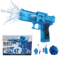 PISTOLA DE AGUA RECARGABLE LUCES LED MULTICARGA NERF NIÑOS Y ADULTOS