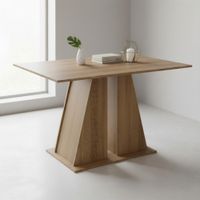 Mesa de Comedor Rectangular 4 Puestos 5383 Marrón