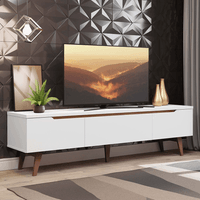 Centro de Entretenimiento Mesa para TV Reims Hasta 75 Pulgadas - Blanco