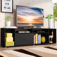 Centro de Entretenimiento Mesa para TV Cancún Hasta 65 Pulgadas - Negro
