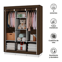 Ropero Organizador Armario Closet Armable 3 Cuerpos