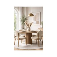 JUEGO DE COMEDOR 4 SILLAS NICOLAS BEIGE