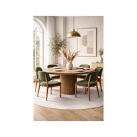 JUEGO DE COMEDOR 6 SILLAS NICOLAS VERDE