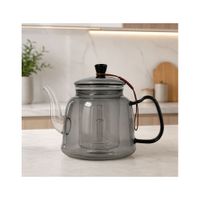 Tetera Infusora de Vidrio Borosilicato 1200 ml con Infusor Integrado