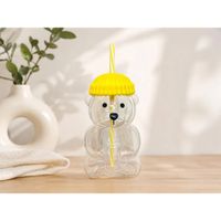 Tomatodo Oso Amarillo de Vidrio Borosilicato con Sorbete – 650 ml