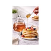 MIELERO VIDRIO BOROSILICATO CON TAPA Y BASTÓN 480 ML