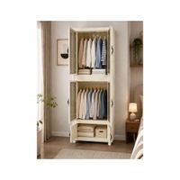 Organizador Apilable con puertas imantados Multiusos 3 Niveles Translúcidas y Ruedas