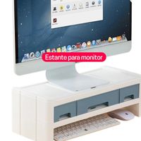 SOPORTE PARA MONITOR DE COMPUTADORA ORGANIZADOR DE ESCRITORIO WELL BEING