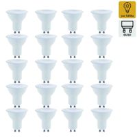 Pack x20 Foco Dicroico LED COB 10W GU10 Luz Cálida  EXTRALED