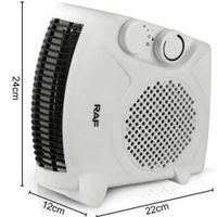 Calefactor Termoventilador 2000w Blanco R1185 Raf