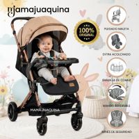 Coche Maleta de Lujo TOKIO II con Bandeja de Comer Edición Exclusiva Beige
