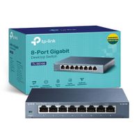 Switch 8 Puertos Tp-link TL-SG108 10 100 1000mbps rj45 lan GIGABIT