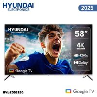 TELEVISOR HYUNDAI 58 SMART TV GOOGLE TV 4K UHD LED - HYLED5812G