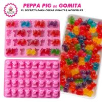 Molde de 32 Gomitas de Peppa Pig de Silicona para Repostería