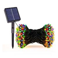 LUCES LED SOLARES DECORATIVAS 10 METROS MULTICOLOR