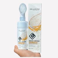 MOUSSE LIMPIADOR FACIAL DE ARROZ LIMPIEZA SUAVE E HIDRATANTE DR LA ROSA 120ML