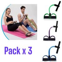 PACK 3Bandas Ejercitador Abdominal Tumy Trimmer con Pedal