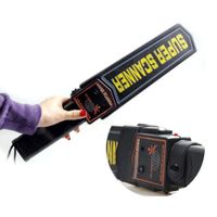 Varita Detector de Metales de Mano Escáner de Seguridad de Alta Sensibilidad Seguridad