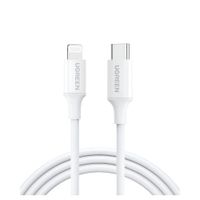 Cable lightning de iphone Ugreen 1m 60w Blanco