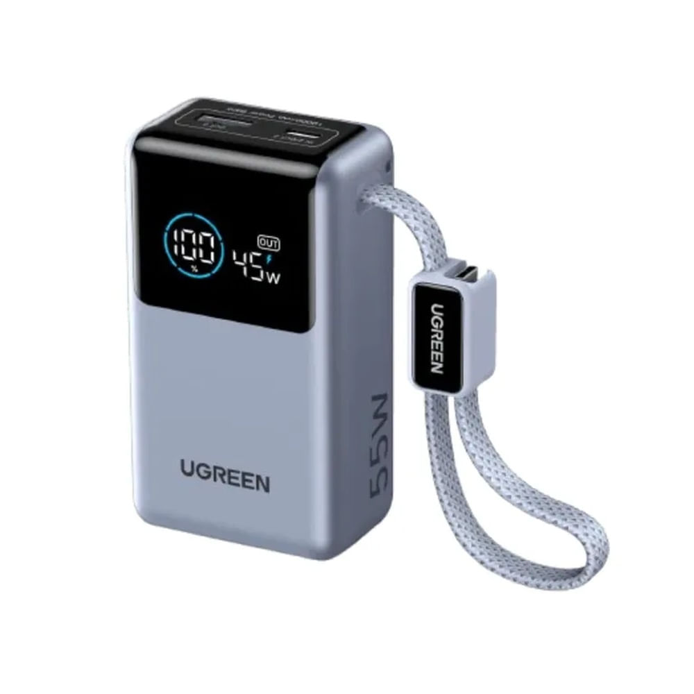 Ugreen Power Bank 10000mah 45w con cable tipo c Nexode pro
