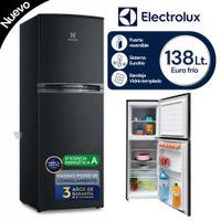 Refrigeradora Electrolux Top Freezer Frost 138 L Negra ERT18G2HNB