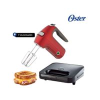 Combo Batidora de mano 7 velocidades y función turbo FPSTHM360R - sandwichera CKSTSM2885