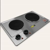 COCINA ELÉCTRICA FINEZZA FZ 320H2CE 2 HORNILLAS 2250W CON 5 NIVELES