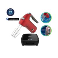 Combo Batidora de mano 7 velocidades y función turbo FPSTHM360R - sandwichera CKSTSM400