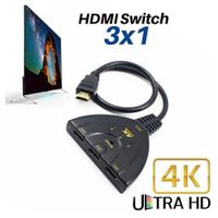 Switch HDMI 1 a 3 Puertos para Compartir Señal de Alta Definición