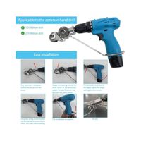 Cortador Calamina Placa Metal 08mm Adaptador Para Taladro