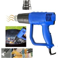 Kit Pistola de Calor 2000W + Boquilla Para Celulares, Pintura, Vidrios y Manualidades