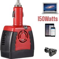 Inversor de Corriente para Auto de 12v A 220v Usb 150W