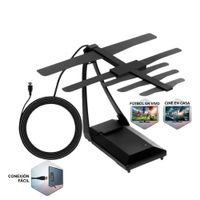 Antena de Aire Digital para TV y Smart TV - Recepción Estable VHFUHF para Canales TDT