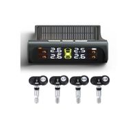 Medidor De Presión De Llantas Solar Interno Sensor TPMS Auto Camioneta