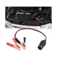 Pack x2 Adaptador de Batería de 12V a Pinza de Cocodrilo