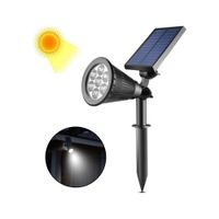 Focos Solares 7LED Exteriores Luz LED Solar Iluminación Paisaje Impermeable Decoración de Jardín