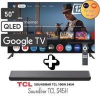 Televisor Blakline 50 Pulgadas QLED 4K Google TV BL50-T6210QD Promoción Soundbar TCL