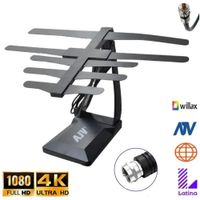 Antena HDTV Para TV LCD Smart TV VHF-UHF Señal Digital Cable 130cm