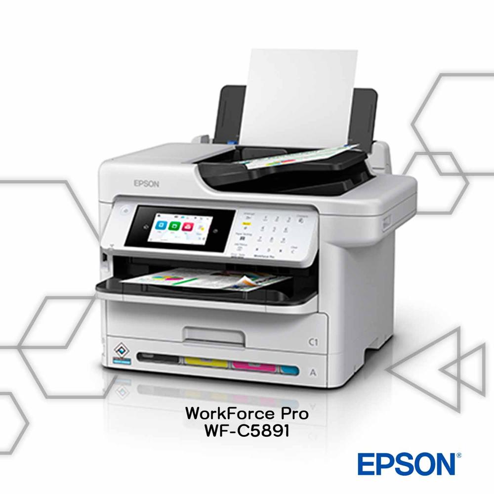 Impresora multifuncional EPSON Workforce Pro WF-C5891 Color PrecisionCore WiFi