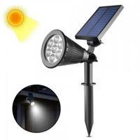 Luz LED Solar Estaca Recargable con Sensor para Jardin y Pared