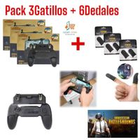 3Mandos Gatillos y 6Dedales Gamepad Grip L1 R1 Pubg Fornite Free Fire
