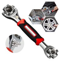 Llave Universal 48 en 1 Multifunción con Cabezal Giratorio de 360 Grados