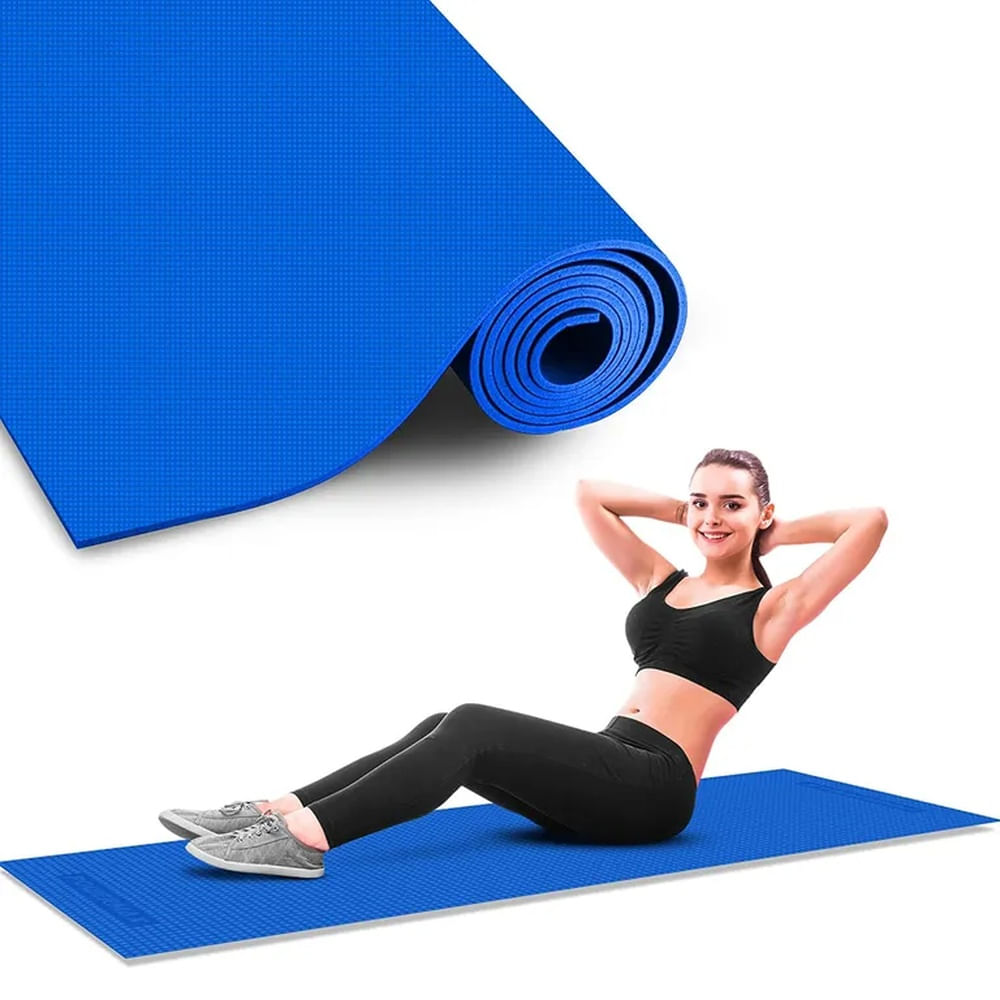 Colchoneta Mat Yoga 4mm para Entrenamiento Goma Eva