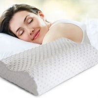Almohada de Bambú Viscoelástica Ortopédica - Firmeza y Confort para Alineación de Columna