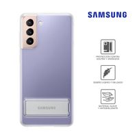 Case Samsung Galaxy S21 Clear Standing Cover Transparente Original