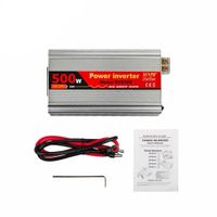 Inversor De Energía 500W 12V A 220V Para Vehículos: Enchufe Universal Y Carga USB